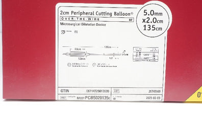 Boston Scientific PCB5020135 Peripheral Cutting Balloon, 5mm x 2cm x 135cm (x)
